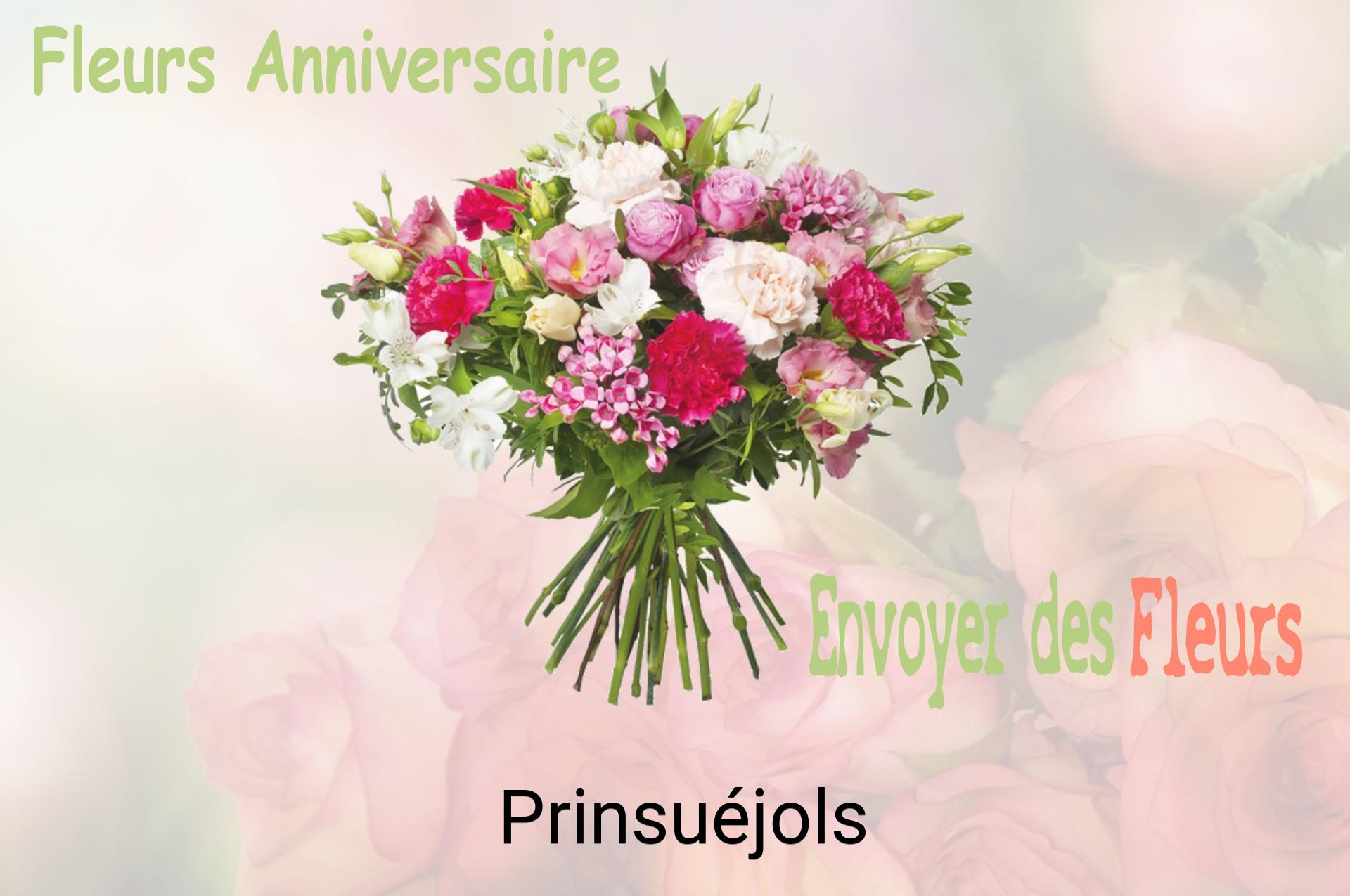 Bouquet de fleurs d’anniversaire livré à Prinsuéjols