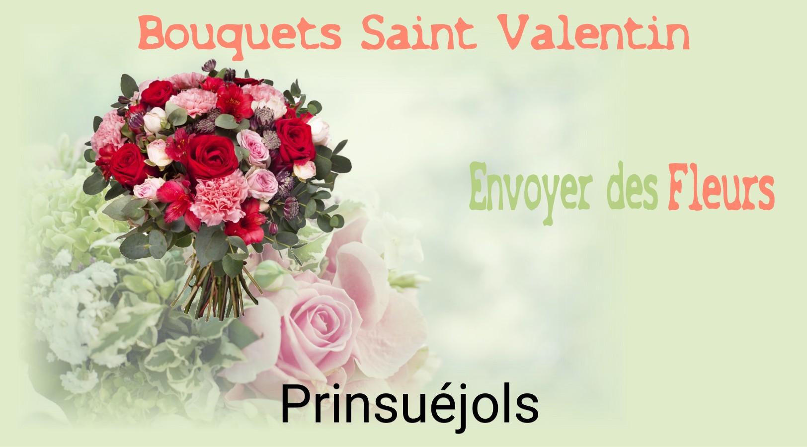 Roses de Saint-Valentin livrées à Prinsuéjols